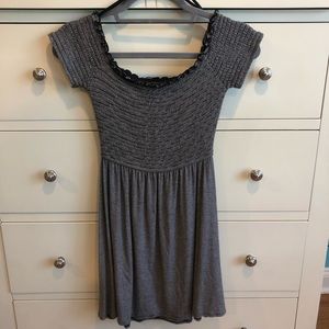 Black and White Hollister Stretch Dress